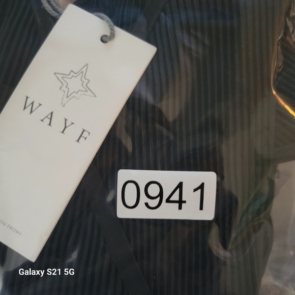 WAYF Surplice Ribbed Cami Bodysuit in Black Sz Large Nordstrom Sexy Date Night - Picture 13 of 13